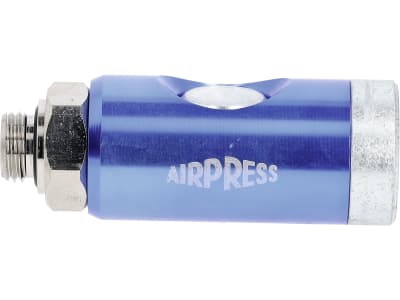 Airpress Sicherheits-Druckluftmuffe zölliges Innen-/Außengewinde Anschluss Euro NW 7,2 mm