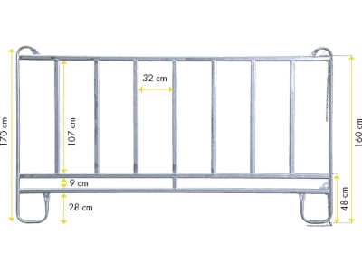 Patura Panel B x H: 3,00 x 1,70 m für Pferde, mit Fressgitter, 310450 Patura Panel B x H: 3,00 x 1,70 m für Pferde, mit Fressgitter, 310450