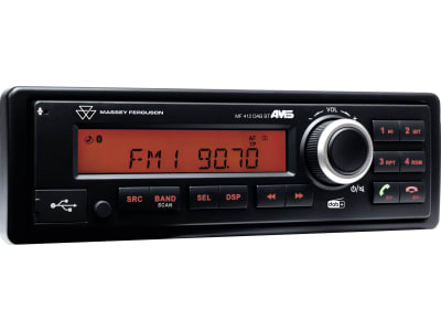 Massey Ferguson Radio "MF 412 DAB BT" mit kurzer Einbautiefe, Mikrofon und DAB+, X991450187000