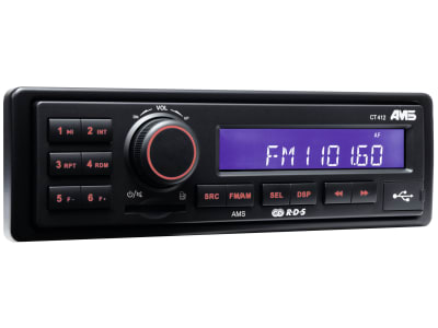 AMS Radio "CT 412" mit kurzer Einbautiefe, X991450068000 AMS Radio "CT 412" mit kurzer Einbautiefe, X991450068000