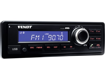 Fendt Radio "FT 412 BT" mit kurzer Einbautiefe und Mikrofon, X991450175000