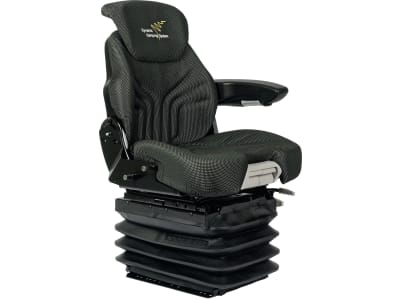 Grammer Traktorsitz "Maximo® Dynamic" für Fendt, Niederfrequenzfederung mit 12 V-Kompressor, Stoff, anthrazit/grün/silber Grammer Traktorsitz "Maximo® Dynamic" für Fendt, Niederfrequenzfederung mit 12 V-Kompressor, Stoff, anthrazit/grün/silber