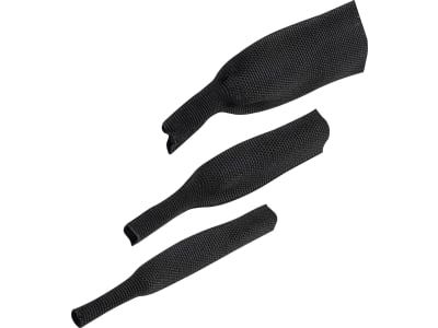 Herth + Buss Schrumpfschlauch geflochten, Wandstärke 1 mm, schwarz, Schrumpfrate 2:1 Herth + Buss Schrumpfschlauch geflochten, Wandstärke 1 mm, schwarz, Schrumpfrate 2:1