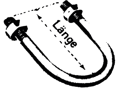 Lister Halter "R 140" für 2"-Rohre, 33-1240000