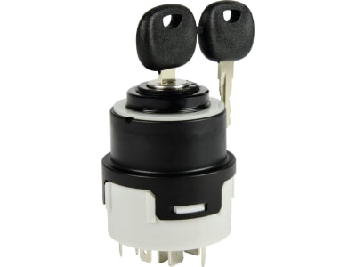 Herth + Buss Zündschloss, 12 V 8 A – 35 A; 24 V 4 A – 17.5 A, P Parklicht - 0 Aus - 1 Fahren - 2 Standlicht - 3 Fahrlicht, 70 596 029 Herth + Buss Zündschloss, 12 V 8 A – 35 A; 24 V 4 A – 17.5 A, P Parklicht - 0 Aus - 1 Fahren - 2 Standlicht - 3 Fahrlicht, 70 596 029