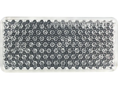 Herth + Buss Frontstrahler weiß, rechteckig, geklebt, 94 x 44 mm, 78 623 136