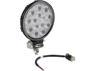 Herth + Buss LED-Arbeitsscheinwerfer, Nahfeldausleuchtung, rund, 122 x 122/150 x 26 mm, 12 – 36 V, 14 W, 1.250 lm, 14 LEDs, 80 690 332