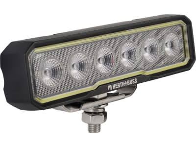 Herth + Buss LED-Arbeitsscheinwerfer, Nahfeldausleuchtung, rechteckig, 160 x 45/65 x 38 mm, 12 – 24 V, 30 W, 1.750 lm, 6 LEDs, 80 690 337