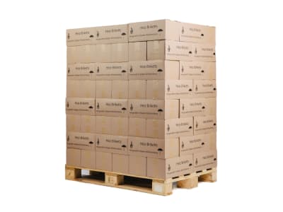 Hartholzbriketts klein und eckig (960 kg Palette) Hartholzbriketts klein und eckig (960 kg Palette)