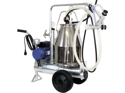 Melkanlage 30 l fahrbar, komplett, CN-Melkeimer, 140 l/min, für Ziegen Melkanlage 30 l fahrbar, komplett, CN-Melkeimer, 140 l/min, für Ziegen