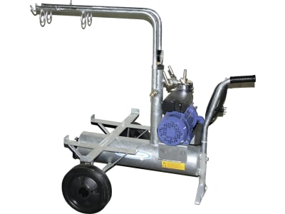Melkanlage fahrbar 2 Eimer, ohne Eimer, Melkeinheit und Pulsator, 200 l/min Melkanlage fahrbar 2 Eimer, ohne Eimer, Melkeinheit und Pulsator, 200 l/min