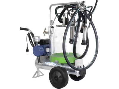 Melkanlage 30 l fahrbar, komplett, PVC-Melkeimer, 140 l/min, für Rinder/GEA-Melkanlagen Melkanlage 30 l fahrbar, komplett, PVC-Melkeimer, 140 l/min, für Rinder/GEA-Melkanlagen