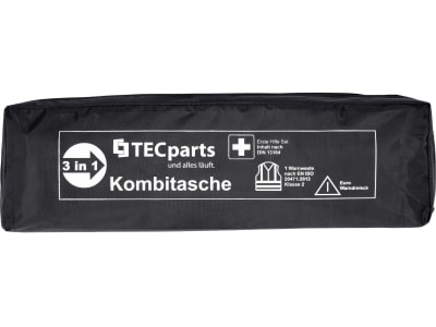 Erste-Hilfe-Tasche "Trio" mit Erste-Hilfe-Set, Warndreieck und Warnweste nach DIN 13164; EN ISO 20471:2013 Klasse 2 Erste-Hilfe-Tasche "Trio" mit Erste-Hilfe-Set, Warndreieck und Warnweste nach DIN 13164; EN ISO 20471:2013 Klasse 2