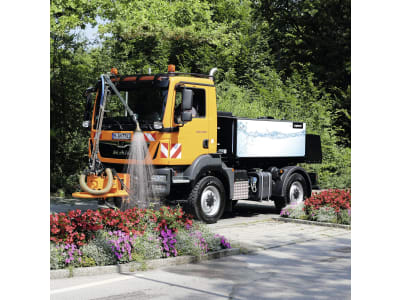 MAN Systemfahrzeuge "13.290" Baureihe TGM mit Pfannenbett-Wechselsystem und Kommunalhydraulik