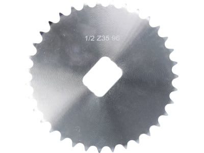 BAUER Kettenradscheibe 1/2" (12,7 mm), 35 Zähne, für Wickelvorrichtung Regenmaschine Rainstar T31, T41, T51, T52, T61, T62, 8337288