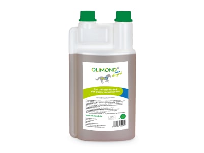 Olimond BB airdigest mit Wirkstoffen für Atemwege von Pferden 1 l Flasche Olimond BB airdigest mit Wirkstoffen für Atemwege von Pferden 1 l Flasche