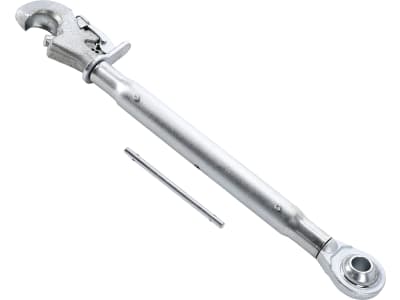 Oberlenker Kat. 3 extra schwer 620 – 940 mm, mit Fanghaken und Kugelgelenk, M 36 x 3, Hülse verzinkt