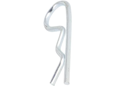 Federstecker 2 mm einfach gebogen, verzinkt für Wellen-Ø 9 – 45 mm
