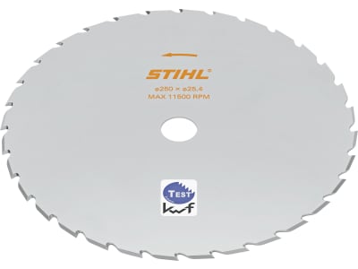 STIHL Grasschneideblatt 250 mm mit 32 Zähnen, für Motorsense FR 131 T, 410 C-E, FR 460 TC-EM, FS 89, 91, 94, 111, 131, 240, FSA 130, 135, 4001 713 3813