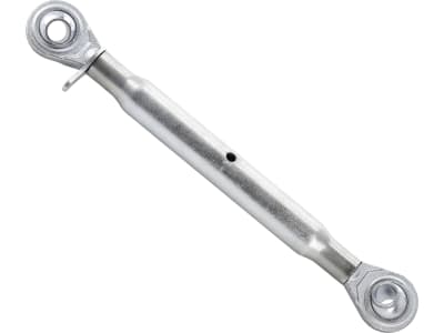 Oberlenker Kat. 1 440 – 520 mm, mit beidseitigem Kugelgelenk, M 30 x 3,5, Hülse verzinkt