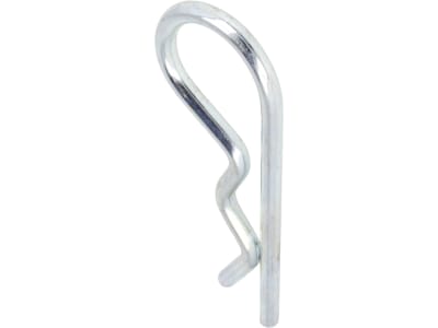Federstecker 6 mm einfach gebogen, verzinkt für Wellen-Ø 9 – 45 mm