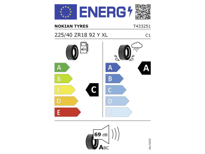 Nokian® PKW-Sommerreifen 225/40 ZR 18 XL TL 92Y Powerproof 1