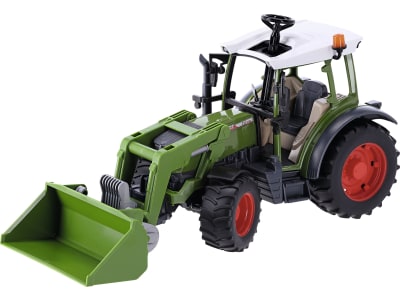 Bruder® Modell "Fendt Traktor 211 Vario" mit Frontlader und Bordwandanhänger 1:16, 02182