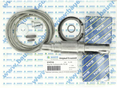 BAUER Reparatursatz Welle Tubrine TX 60, TX 100 Regenmaschine Rainstar, 8345246 BAUER Reparatursatz Welle Tubrine TX 60, TX 100 Regenmaschine Rainstar, 8345246