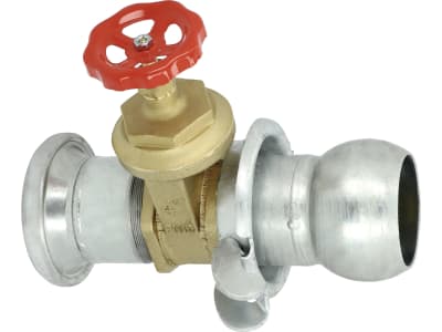 BAUER Absperrschieber "S63", Stahl; Messing, verzinkt BAUER Absperrschieber "S63", Stahl; Messing, verzinkt