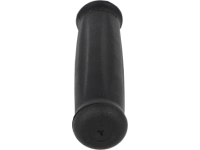 Handgriff einseitig offen, 123 mm, Ø Rohr 25 – 26 mm, Wandstärke 4,00 mm, schwarz, Kunststoff Handgriff einseitig offen, 123 mm, Ø Rohr 25 – 26 mm, Wandstärke 4,00 mm, schwarz, Kunststoff