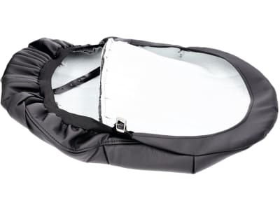 Sitzbezug, 1-teilig, schwarz, Kunstleder für Fritzmeier, Sable S33, 70, S1.01, S1.02 Sitzbezug, 1-teilig, schwarz, Kunstleder für Fritzmeier, Sable S33, 70, S1.01, S1.02