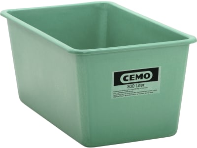 Cemo Lagerbehälter 300 l 118 x 70 x 53 cm, GFK, rechteckig, grün, 1145