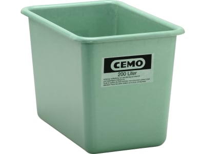 Cemo Lagerbehälter 200 l 88 x 57 x 60 cm, GFK, rechteckig, grün, 1144
