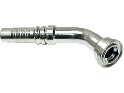 SAE-Flanschnippel "SFL-S 3000 PSI" leicht, 45 °, Stahl, mit Ausreißsicherung Interlock