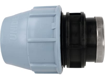Anschlussverschraubung Ø 32 mm x 1 1/4" IG, 16 bar, Unidelta