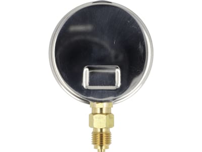 Glyzerin-Manometer, Anschluss 1/4" AG unten, Ø außen 63 mm Glyzerin-Manometer, Anschluss 1/4" AG unten, Ø außen 63 mm