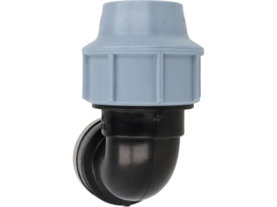 Winkelstück 90 °, 16 bar, Klemmmuffe x IG, PP (Polypropylen), Unidelta Winkelstück 90 °, 16 bar, Klemmmuffe x IG, PP (Polypropylen), Unidelta