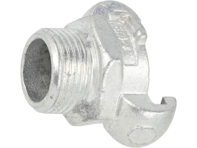 Schnellkupplung 1" AG, Abstand Knaggen 42 mm, Stahl verzinkt, für Druckluft Schnellkupplung 1" AG, Abstand Knaggen 42 mm, Stahl verzinkt, für Druckluft