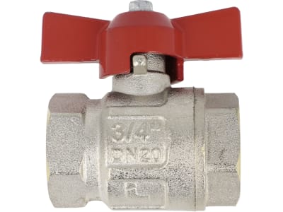 Kugelhahn "092" 3/4" IG, Messing vernickelt Kugelhahn "092" 3/4" IG, Messing vernickelt