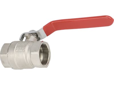 Kugelhahn "100" 1 1/4" IG, Messing vernickelt