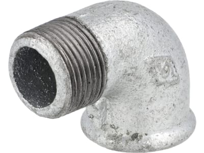 Winkelstück "Nr. 92" 90 ° 3/4" IG x 3/4" AG, Temperguss, verzinkt, Profec Winkelstück "Nr. 92" 90 ° 3/4" IG x 3/4" AG, Temperguss, verzinkt, Profec