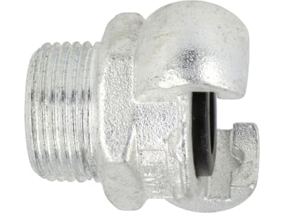 Schnellkupplung 1" AG, Abstand Knaggen 42 mm, Stahl verzinkt, für Druckluft Schnellkupplung 1" AG, Abstand Knaggen 42 mm, Stahl verzinkt, für Druckluft