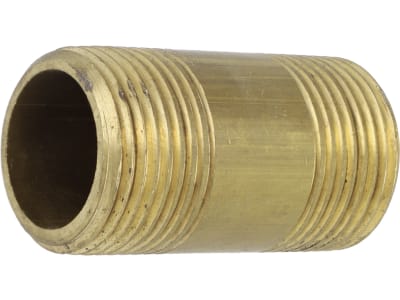 Rohrnippel "Nr. 23", 1 " AG, 60 mm, Messing