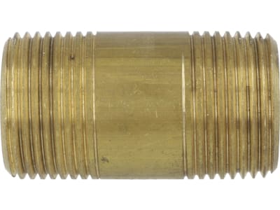 Rohrnippel "Nr. 23", 1" AG, 60 mm, Messing Rohrnippel "Nr. 23", 1" AG, 60 mm, Messing