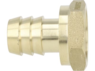 Schraubkupplung mit Schlauchtülle, Innengewinde/Tülle, Messing Schraubkupplung mit Schlauchtülle, Innengewinde/Tülle, Messing