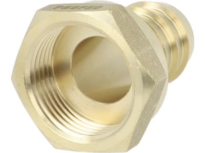 Schraubkupplung mit Schlauchtülle, Innengewinde/Tülle, Messing Schraubkupplung mit Schlauchtülle, Innengewinde/Tülle, Messing