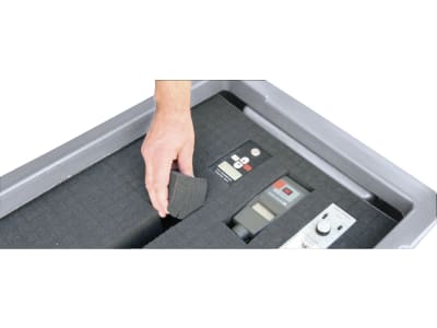 Cemo Schaumstoffeinlage 66 x 40 x 48 cm, PU (Polyurethan), für Werkzeugbox CEMBox 150 l, 10048 Cemo Schaumstoffeinlage 66 x 40 x 48 cm, PU (Polyurethan), für Werkzeugbox CEMBox 150 l, 10048