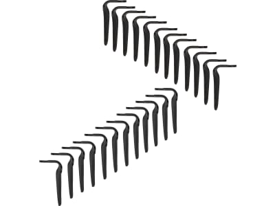 Maschio Kreiseleggenzinken "Quick Fit" Set mit 24 St. links/rechts 320 x 15 mm für Schnellwechselsystem Kreiselegge DM Rapido, M36100366R/M36100367R
