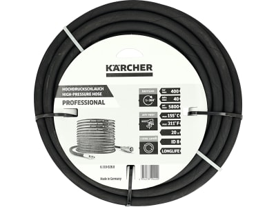Kärcher® Hochdruckschlauch "Longlife" Nennweite 8 Länge 20 m, 1 x EASY!Lock; 1 x AVS-Schlauchtrommelanschluss, 6.110-028.0 Kärcher® Hochdruckschlauch "Longlife" Nennweite 8 Länge 20 m, 1 x EASY!Lock; 1 x AVS-Schlauchtrommelanschluss, 6.110-028.0