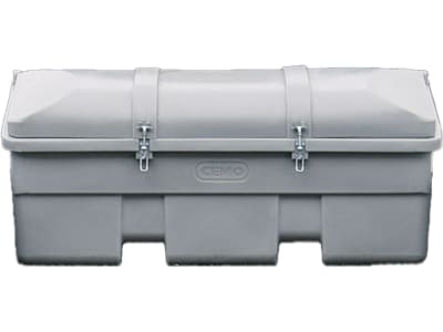 Cemo Transportbehälter 750 l, 184 x 74 x 94 cm, unterfahrbar, PE, rechteckig, grau, für Fahrzeugtransport, 7841 Cemo Transportbehälter 750 l, 184 x 74 x 94 cm, unterfahrbar, PE, rechteckig, grau, für Fahrzeugtransport, 7841